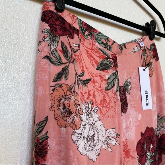 BB Dakota Isabelle Ruffle Hem Pant Sugar Coral Size 4 - Picture 4 of 13